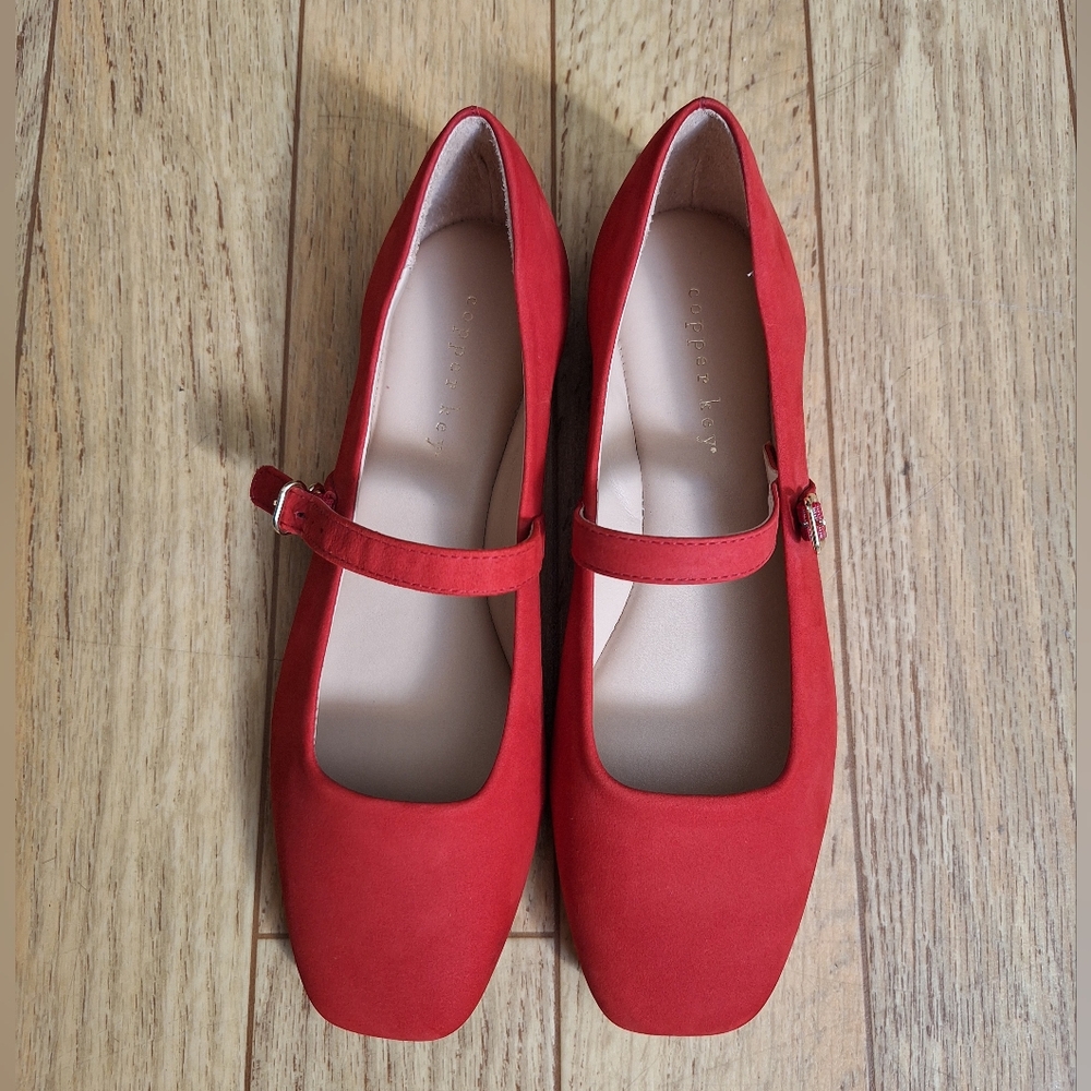 Copper Key Mary Jane Red Style  Shoes 7M - Picture 3 of 10